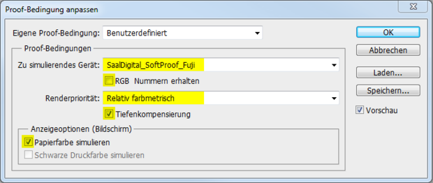 ICC-Profil im Photoshop einrichten