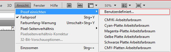 ICC-Profil im Photoshop einrichten